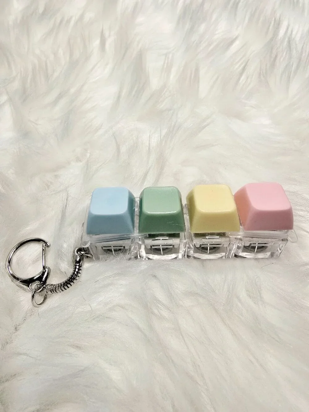 Light  Up Pastel  Mechanical Keyboard Switch Fidget Toy